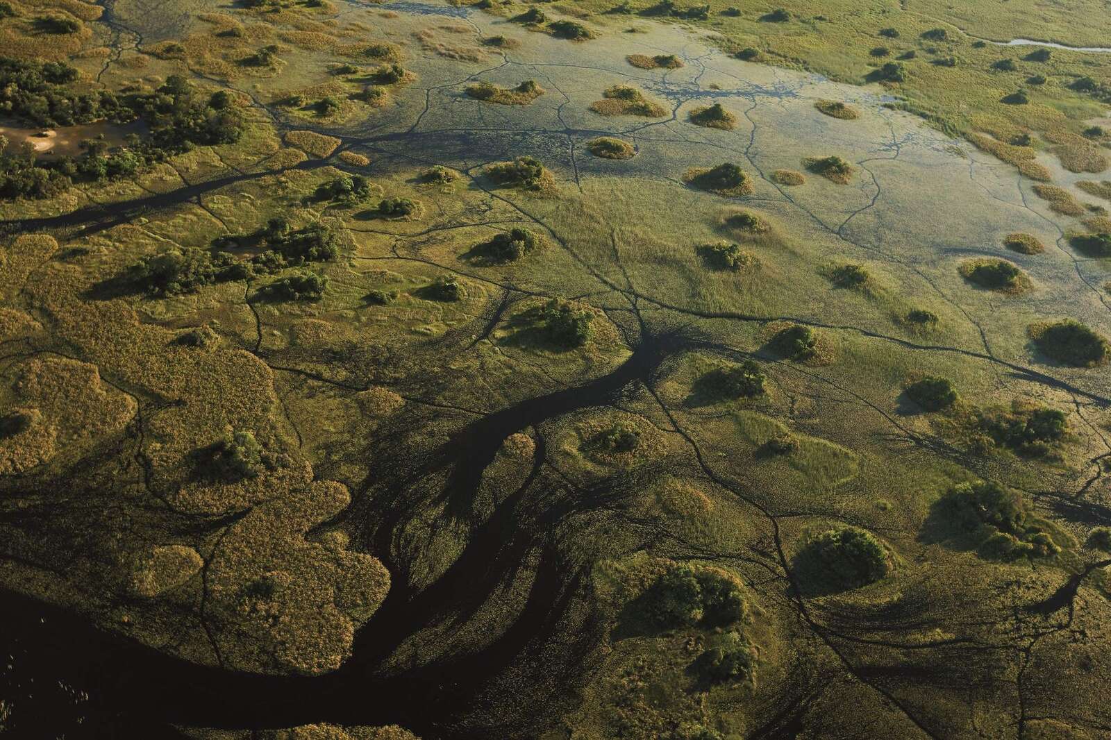 Map of Botswana | Google map showing main parks & reserves