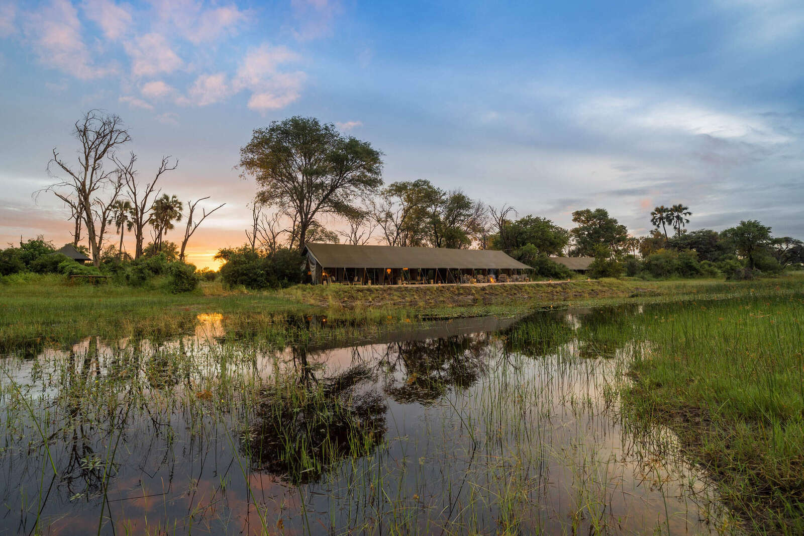 Map of Botswana | Google map showing main parks & reserves