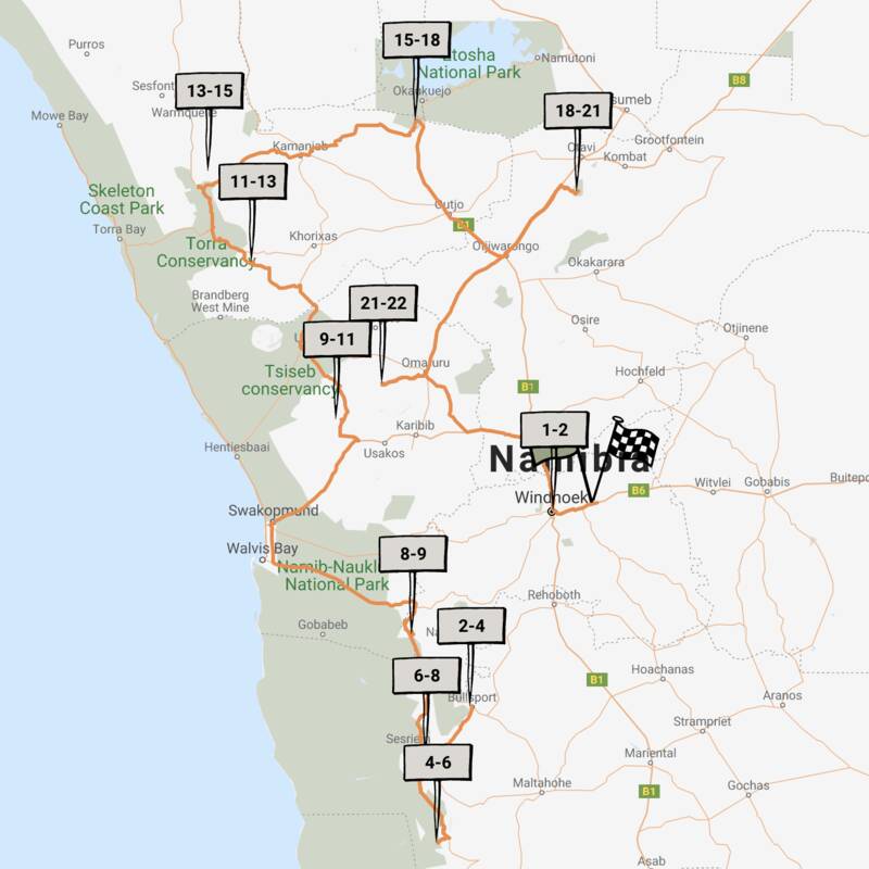 Namib Naukluft Park Map Namib-Naukluft National Park Reference Map In Namibia | Expert Africa