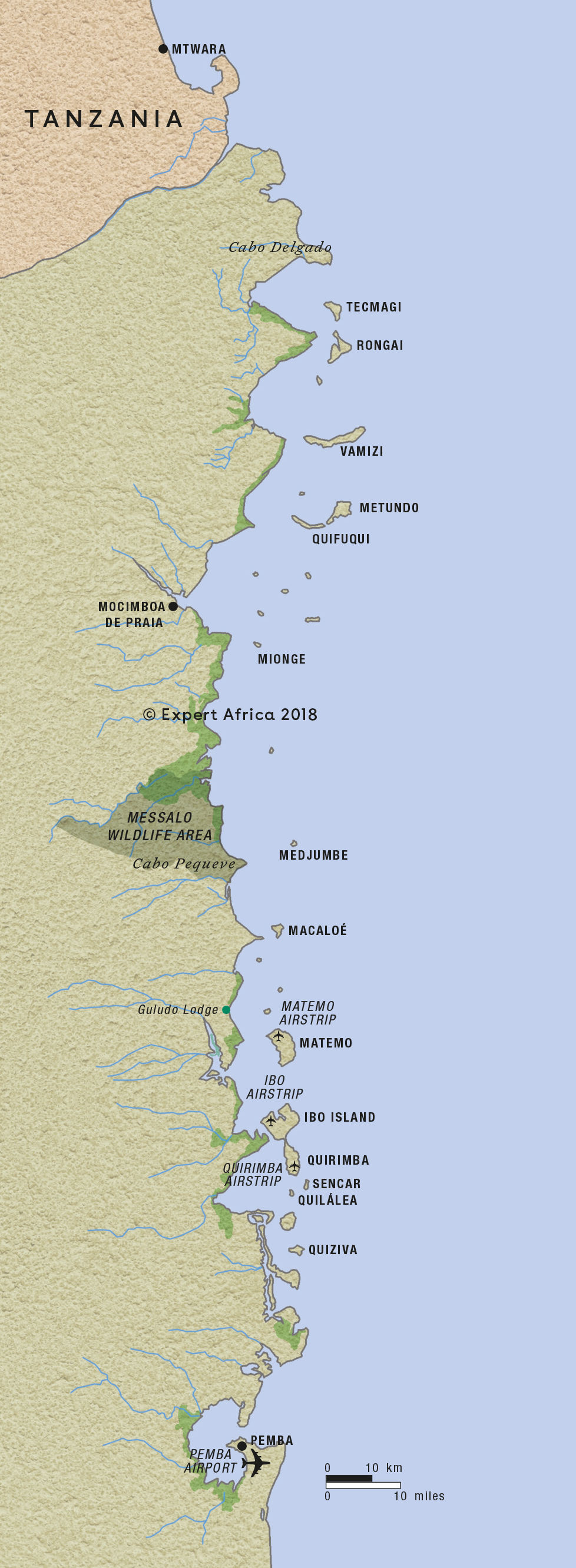 pemba island map